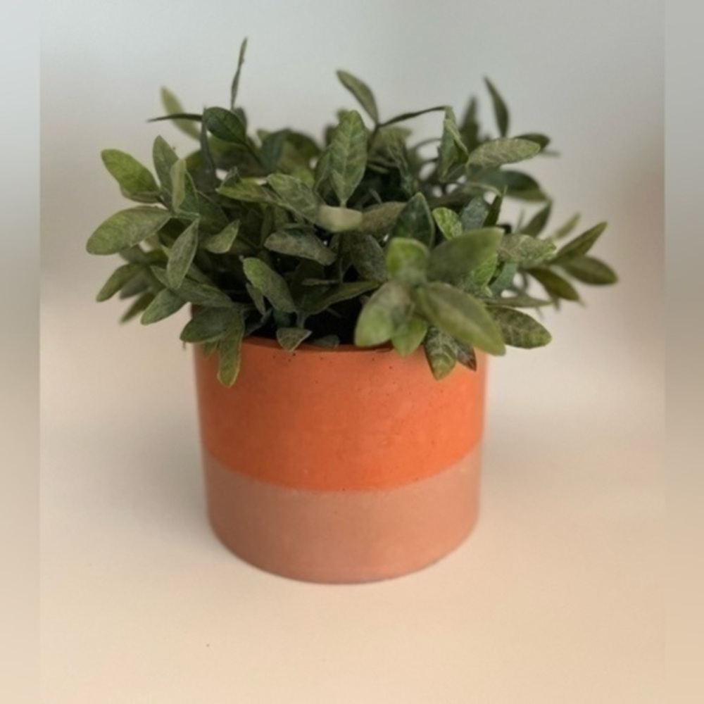 PRETTY SOLID - TWENTYNINE PALMS concrete planter handmade w/ natural pigments 6”